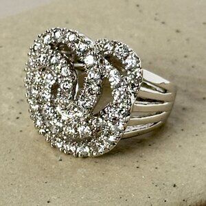 Crystal-Embellished Ring (1098)